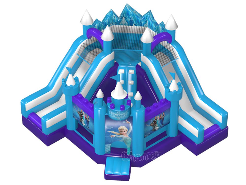 chateau gonflable frozen avec slide a vendre